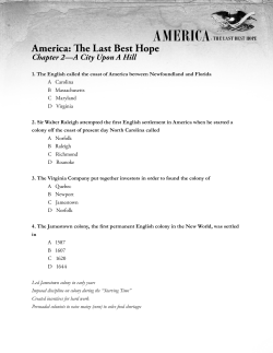 America: The Last Best Hope