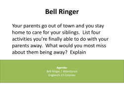 Columbian Exchange Finish 13 Colonies