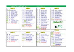 Alice Springs school bus timetable