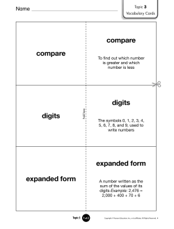 compare digits expanded form compare digits expanded form