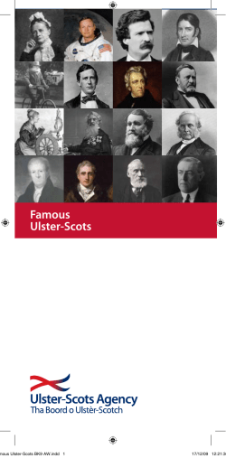 Famous Ulster-Scots - Ulster