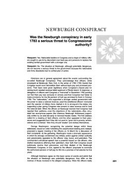 newburgh conspiracy