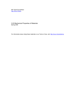 3.22 Mechanical Properties of Materials