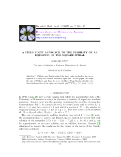 Banach J. Math. Anal. 1 (2007), no. 2, 148&ndash;153