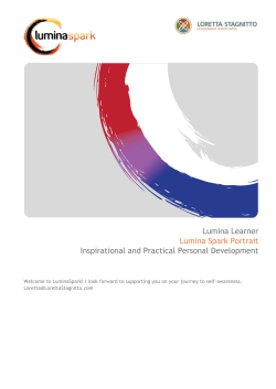 Lumina Learner Lumina Spark Portrait Inspirational and Practical