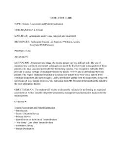 INSTRUCTOR GUIDE TOPIC