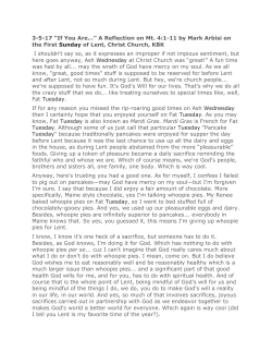 March 5, 2017 - Christ Church Kennebunk