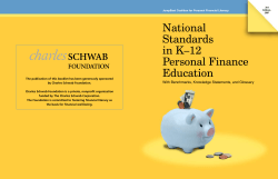 National Standards in K&ndash;12 Personal Finance