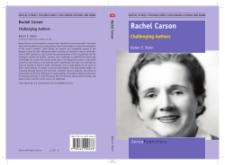 Rachel Carson - Sense Publishers