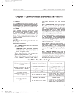 Chapter 7. Communication Elements and Features