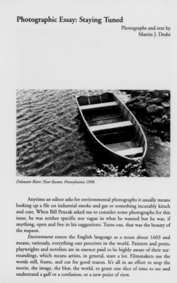 Photographic Essay: Staying Tuned