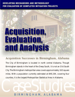 Birmingham, AL Case Study