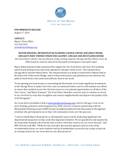 Read the City of Chicago press release