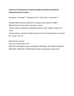 Causes and consequences of genetic background effects