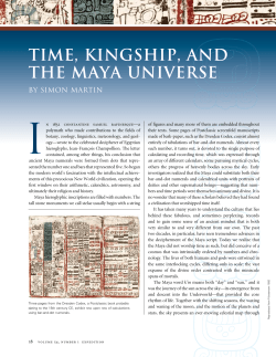 Time, Kingship, and the Maya Universe
