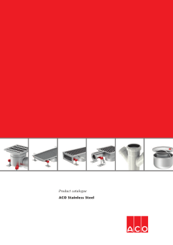 ACO Stainless Steel Brochure