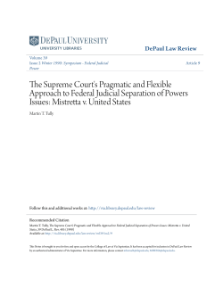 The Supreme Court`s Pragmatic and Flexible