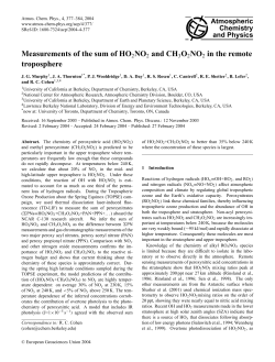 Measurements of the sum of HO2NO2 and CH3O2NO2 in the