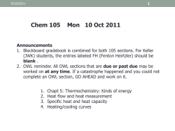 Mon 10-10: Ch 5 Energy