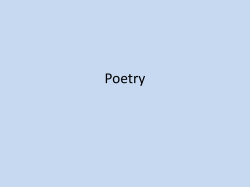 Poetry