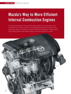 Mazda`s Way to More Efficient Internal Combustion Engines