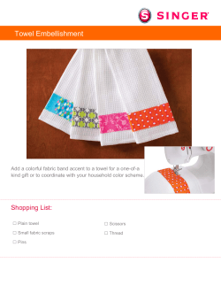 Towel Embellishment
