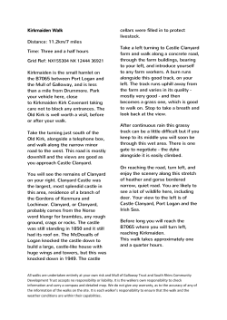 Kirkmaiden Walk Distance: 11.2km/7 miles Time: Three and a half