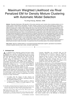 Maximum Weighted Likelihood via Rival Penalized EM for Density