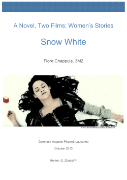 Snow White - Gymnase Auguste Piccard