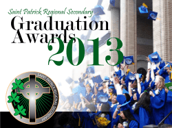 Scholarships and Awards Information