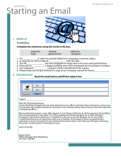 Starting an Email