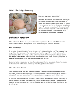 Defining Chemistry