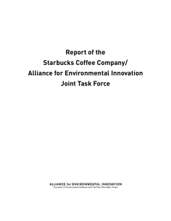 Report of the Starbucks Coffee Company