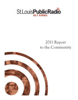 2011 Awards - St. Louis Public Radio