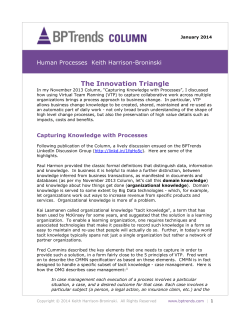 The Innovation Triangle