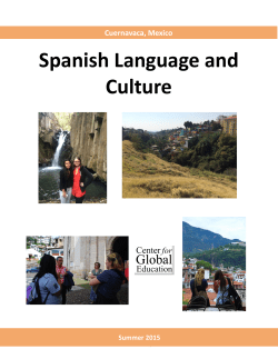 Spanish Language and Culture