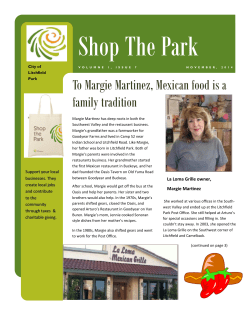 To Margie Martinez, Mexican food is a family tradition