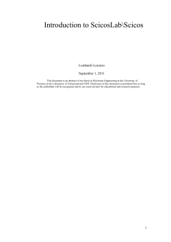 Introduction to ScicosLab/Scicos (English)