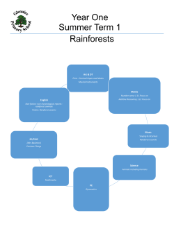 Rainforests - Glenaire Primary School
