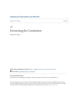 Envisioning the Constitution - Digital Commons @ American