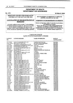 Government Notice No. 379 - South African Government