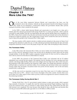 Chapter 13 More Like the TVA?