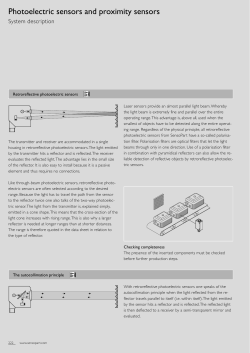 Photoelectric sensors and proximity sensors