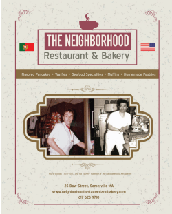 - Neighborhood Restaurant