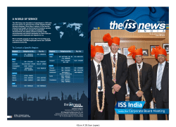 Issue &ndash; 14 for Jan 2011 - ISS World