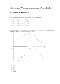 Exponential Functions