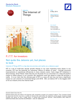 The Internet of Things