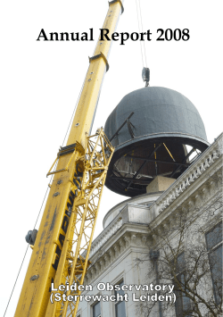 Research Institute Leiden Observatory - STRW Local