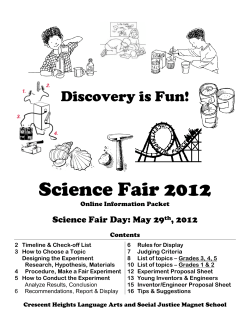 Science Fair 2012