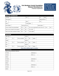 Fort Abraham Lincoln Foundation Missouri Riverboat Inc.